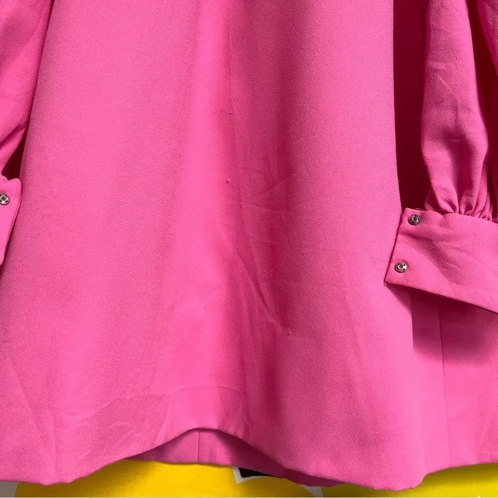 Vintage 1960s Handmade One of a Kind Bubblegum Pink Peterpan Collar Dress